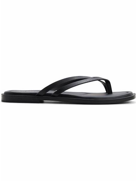G.H.Bass Nora Strappy Minimalist Thong Sandal Black Size 10